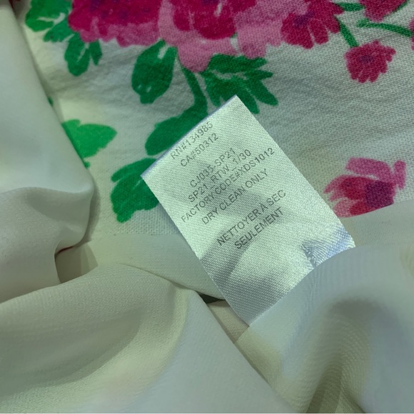 For Love & Lemons Tanner Boyfriend Linen Blend Blazer Floral Print Women Sz XL - Picture 8 of 11